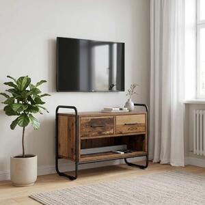 TV szekrény 60 x 30 x 50 cm Antik Fa Szerelt Fa