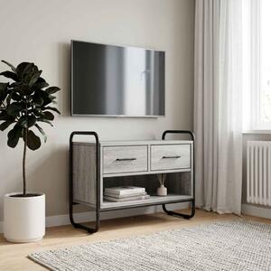 TV szekrény 60 x 30 x 50 cm Szürke Sonoma Szerelt Fa