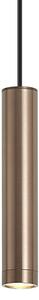 Design függőlámpa sötét bronz GU10 50mm IP44 - Tuba