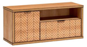 TV-állvány Lorsali 106, Laminált forgácslap, 53x118x41cm, Tölgy