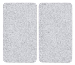 Edzett üveg tűzhely fedőlap szett 2 db-os 30x52 cm Transparent – Wenko
