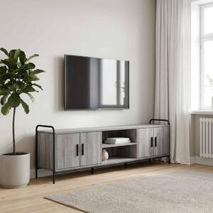 TV szekrény 167,5 x 33 x 50 cm Szürke Sonoma Szerelt Fa