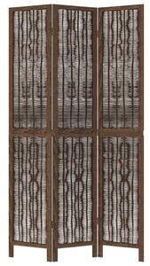 VidaXL 3 Paneles Térelválasztó - Tömörfa - 105-110x200 cm