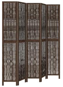 VidaXL 5 Paneles Bambusz Térelválasztó - 175-180x220 cm