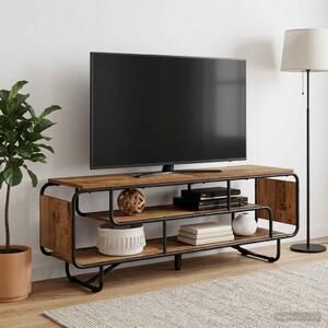 TV állvány 140 x 36 x 45 cm Antik Fa Szerelt Fa