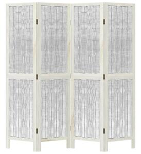 VidaXL 4 Paneles Térelválasztó - Fehér - 140x160cm