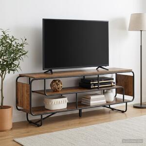 TV állvány 180 x 36 x 45 cm Antik Fa Szerelt Fa