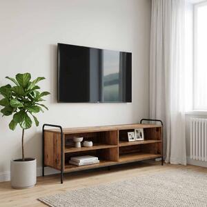 TV szekrény 140 x 39,5 x 50 cm Antik Fa Szerelt Fa