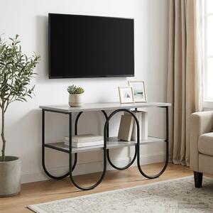 TV állvány 80 x 40 x 50 cm Szürke Sonoma Szerelt Fa