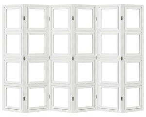 VidaXL 6 Paneles Térelválasztó - Fehér - 210x160 cm