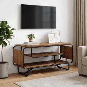 TV állvány 98 x 36 x 45 cm Antik Fa Szerelt Fa