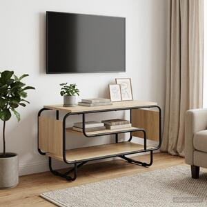 TV állvány 80 x 36 x 45 cm Sonoma Tölgy Szerelt Fa