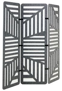 Irodai térelválasztó FUTURA 180 x 180 cm Sötétszürke