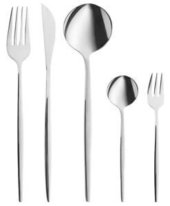 30 darabos evőeszközkészlet RIGATONI Ezüst