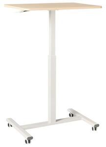 Manuálisan állítható laptop állvány ACADEMIA Világosbarna/fehér 65 cm 48 cm