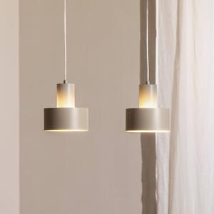 SIGMA Lógó világítás Rif 2, taupe 2 izzós, lineáris, acél, dimmelhető, Krém / borostyánsárga, Nappali / Étkező, fém, Modern