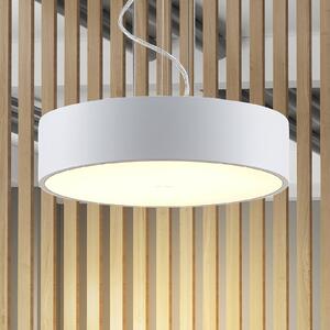 Arcchio LED-es függőlámpa Noabelle, Ø 40 cm, fehér, fém, dimmelhető, Fehér / opál, Konyha, fém, Modern