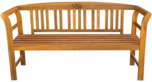 Akácfa Kerti Pad - 157 cm - Rózsás Faragással
