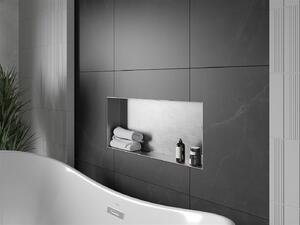 Mexen X-Wall-NR falba építhetö polc falfülke burkolható keret 75 x 30 cm, inox - 1911753010 Falfülke