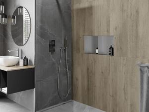 Mexen X-Wall-NR falba építhetö polc falfülke burkolható keret polcal 60 x 30 cm, inox - 1911603010S Falfülke