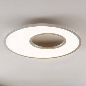 Lucande Durun LED mennyezeti lámpa, dimm, CCT, kerek, 60cm, dimmelhető, Alu / szürke / cink, Konyha, Műanyag, Modern