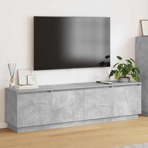 TV szekrény 180 x 38 x 49 cm Beton Szürke Szerelt Fa