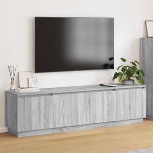 TV szekrény 180 x 38 x 49 cm Szürke Sonoma Szerelt Fa