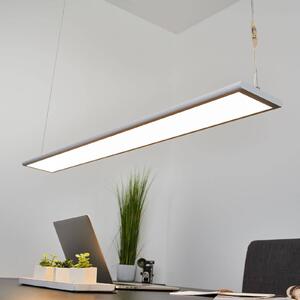Arcchio LED irodai függesztett lámpa Samu, fel/le, dimmelhető, alumínium, dimmelhető, Fehér / opál, Dolgozószoba / Iroda, Műanyag, Modern