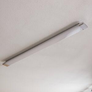 Arcchio LED mennyezeti lámpa Vinca, 120 cm, 3.450 lm, 4.000 K, Alu / szürke / cink, Dolgozószoba / Iroda, Műanyag, Modern