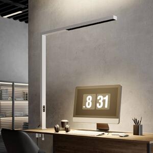 Arcchio LED irodai lámpatest Jolinda, fehér, fém, fényerőszabályzóval, dimmelhető, Fehér / opál, Dolgozószoba / Iroda, Alumínium, Modern