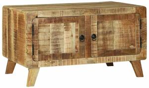 Dohányzóasztal Barna 80 x 54 x 45 cm Tömör Mangófát