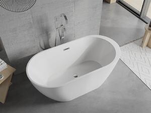 Luxury Livia szabadon álló fürdökád akril 150 x 75 cm, fehér - 52591507500 Térben álló kád