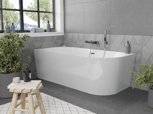 Luxury Mia szabadon álló fürdökád akril balos 170 x 80 cm, fehér, leeresztö króm - 52691708000L Térben álló kád