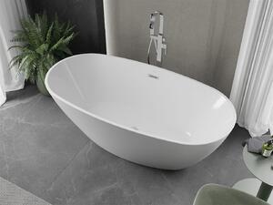 Luxury Eris szabadon álló fürdökád akril 155 x 80 cm, fehér - 53441558000 Térben álló kád