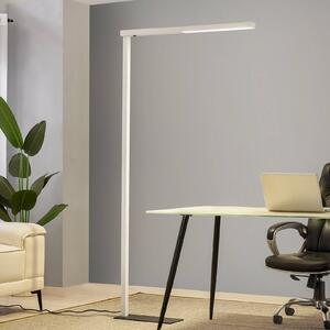 Arcchio LED-es irodai állólámpa Tamilo, fehér, fém, 194 cm, Fehér / opál, Dolgozószoba / Iroda, Alumínium, Modern