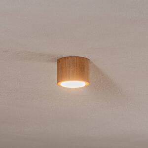 Envostar Ernest Downlight GX53 fa, kerek, dimmelhető, Világos fa, Nappali / Étkező, Fa