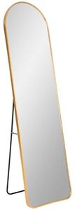 Nordic Living Arany fém álló tükör Zahrah 150 cm