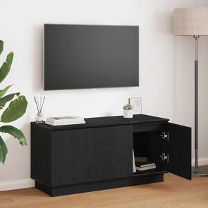 TV szekrény 100 x 38 x 49 cm Fekete tölgy Szerelt Fa