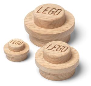 Wood 3 db-os tölgyfa fali akasztó szett - LEGO®