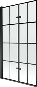 Mexen Castor Kádparaván 2 részes 100 x 150 cm, fekete wzór, fekete - 892-100-002-70-77 Kádparaván