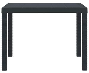 Kerti Asztal Antracit 100 x 100 x 73 cm polirattan