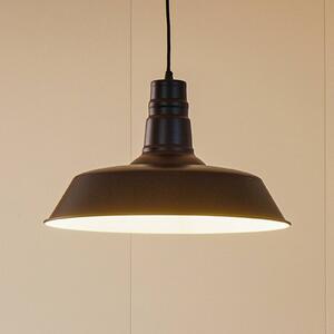 Lindby lógó világítás Laylan, fekete/fehér, Ø 46 cm, fém, dimmelhető, Fekete, Nappali / Étkező, fém, Modern
