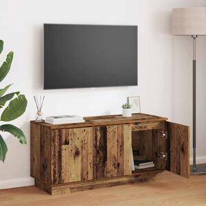 TV szekrény 100 x 38 x 49 cm Öreg fa Szerelt Fa