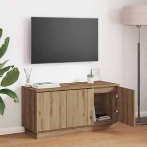 TV szekrény 100 x 38 x 49 cm Artisan tölgy Szerelt Fa