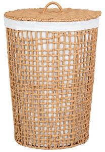 Nordic Living Natúr szennyes kosár Pomula 56 cm