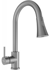 Mexen ELIA - Magas csap / mosogató, szürke, 670101-61
