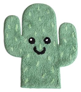 Happy Cactus zöld pamut fürdőszobai kilépő, 55 x 62 cm - Mr. Fox