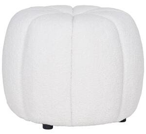 Nordic Living Fehér Paisel kárpitozott széklet 48 cm