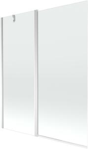 Mexen Flip Kádparaván 1 részes 140 x 150 cm, átlátszó nano, króm - 894-140-101-01-00 Kádparaván