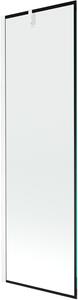 Mexen Next Kádparaván 1 részes 60 x 150 cm, fekete wzór, króm - 895-060-000-00-70-01 Kádparaván